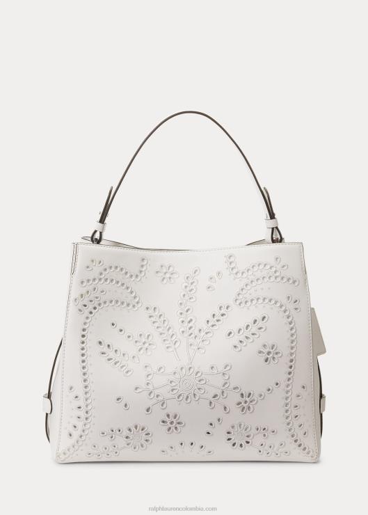 satchel peyton mediano con ojales mujerRalph Lauren 2XR2V5408