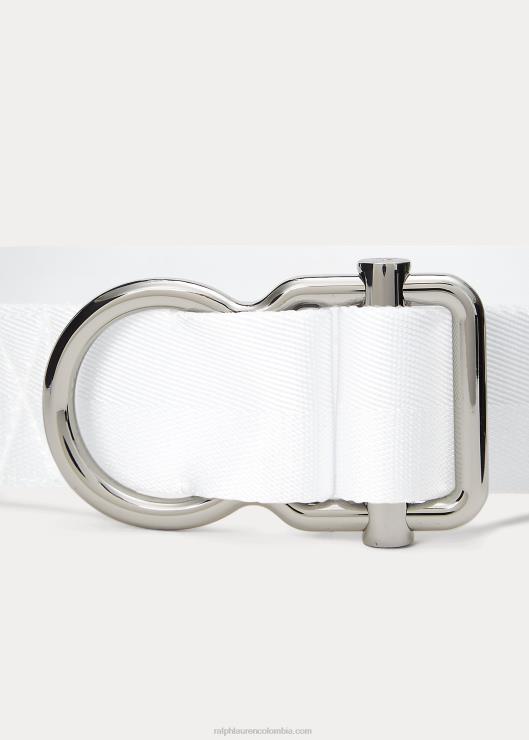 cinturón con diseño de espiga mujer blanco Ralph Lauren 2XR2V4951