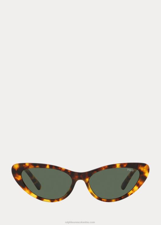las gafas de sol ojo de gato de polo mujer habana brillante Ralph Lauren 2XR2V9736