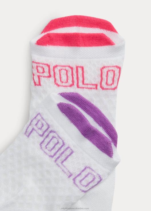 calcetines con logo en el tobillo paquete de 6 mujer paquete de colores surtidos Ralph Lauren 2XR2V5517
