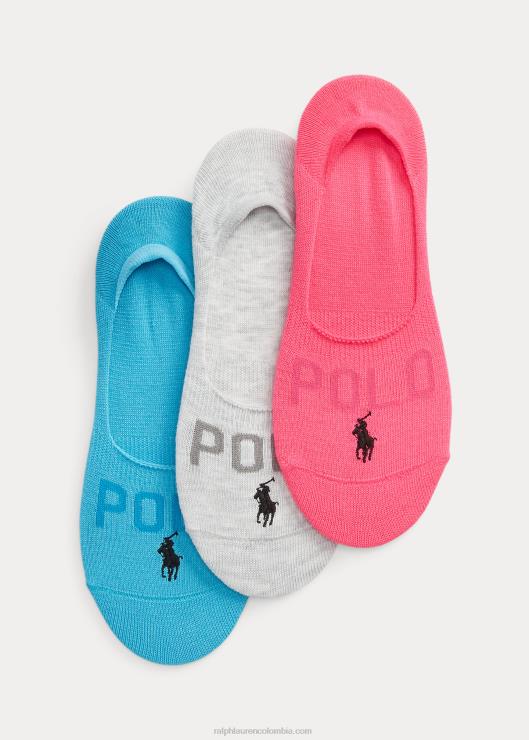 paquete de 3 pares de calcetines con forro del logo mujer multi Ralph Lauren 2XR2V5516