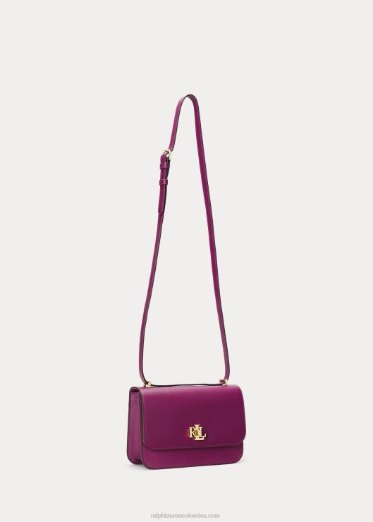 bolso sophee mediano de piel mujer ciruela caspia Ralph Lauren 2XR2V5378