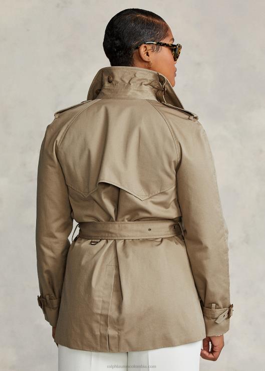 gabardina de sarga con cinturón mujerRalph Lauren 2XR2V4759