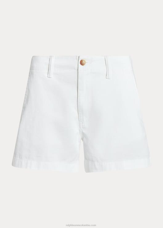 pantalones cortos chinos mujer blanco Ralph Lauren 2XR2V2907