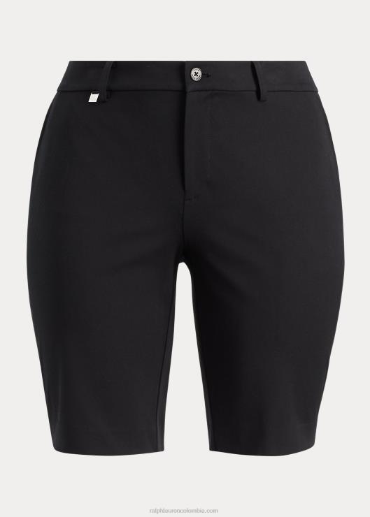 shorts de sarga bielásticos mujer negro Ralph Lauren 2XR2V4734