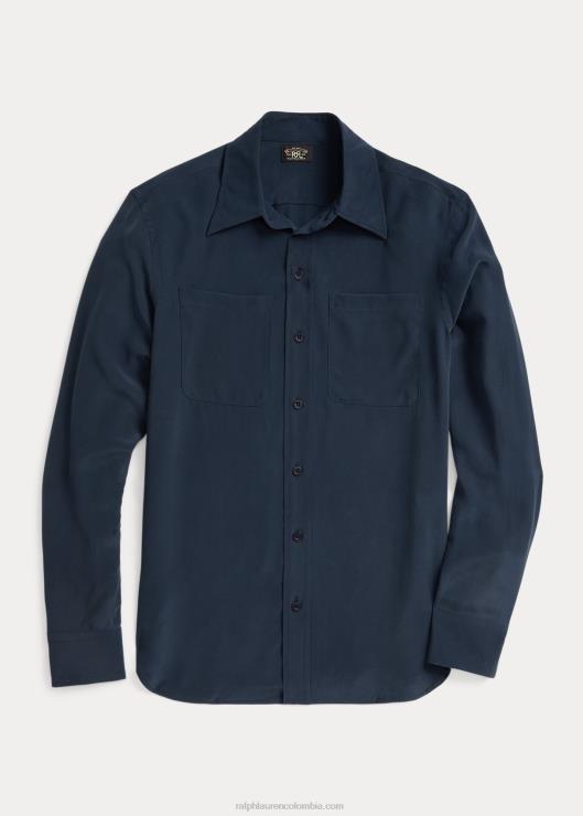 blusa de crepé de seda mujer Armada Ralph Lauren 2XR2V3662