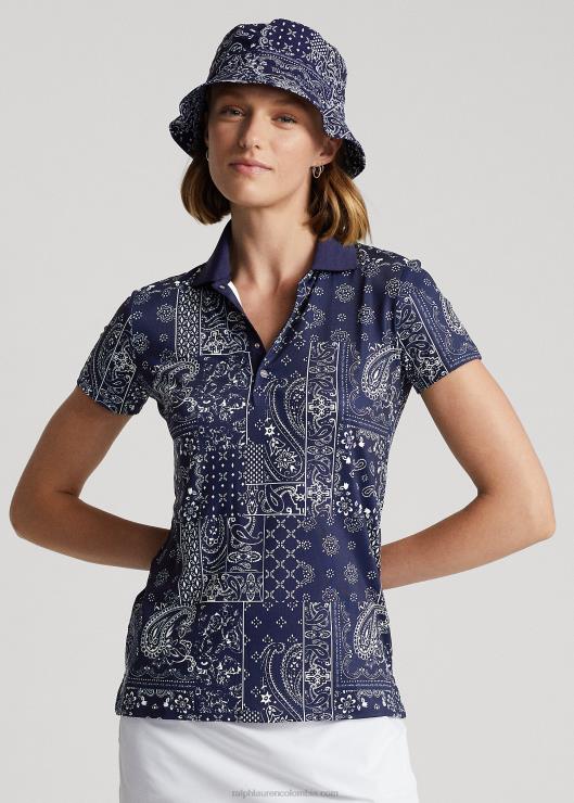 playera tipo polo con estampado de bandana mujerRalph Lauren 2XR2V9188