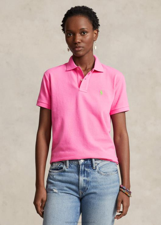 polo de malla de corte clásico mujer dalia rosa Ralph Lauren 2XR2V9214