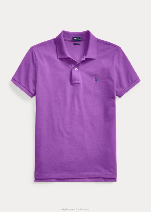 polo de malla de corte clásico mujer paloma morada Ralph Lauren 2XR2V9237