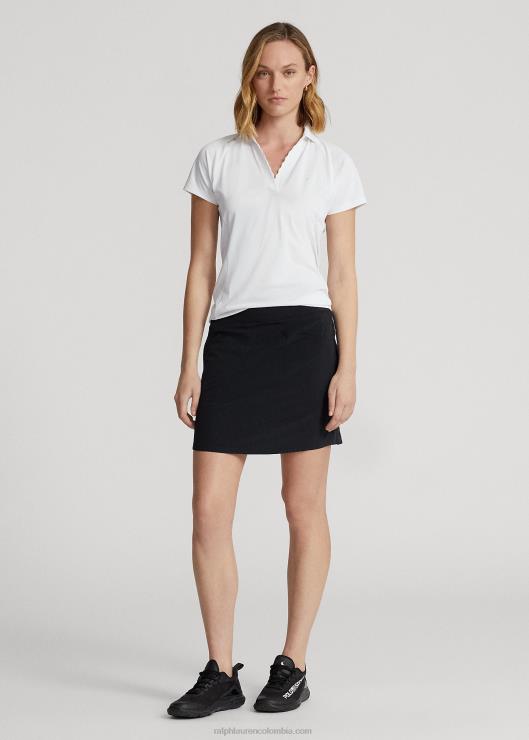 polo de piqué entallado mujer Ceramica Blanca Ralph Lauren 2XR2V9392