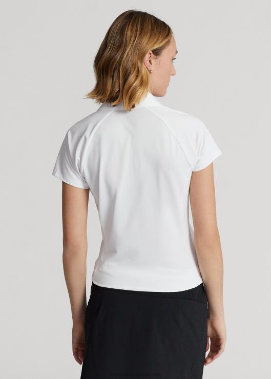 polo de piqué entallado mujer Ceramica Blanca Ralph Lauren 2XR2V9392