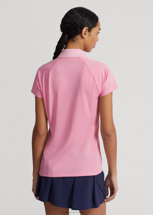 polo de piqué entallado mujer flamenco rosa Ralph Lauren 2XR2V9391