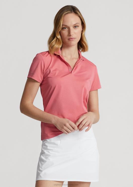 polo de piqué mujer Rosa del desierto Ralph Lauren 2XR2V3707