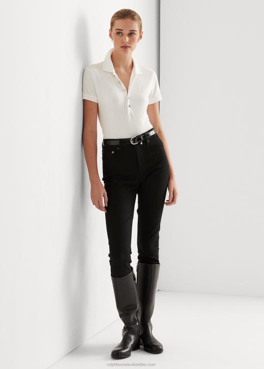 polo de piqué mujer blanco Ralph Lauren 2XR2V4473