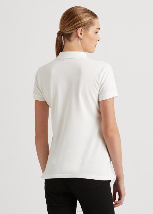 polo de piqué mujer blanco Ralph Lauren 2XR2V4473