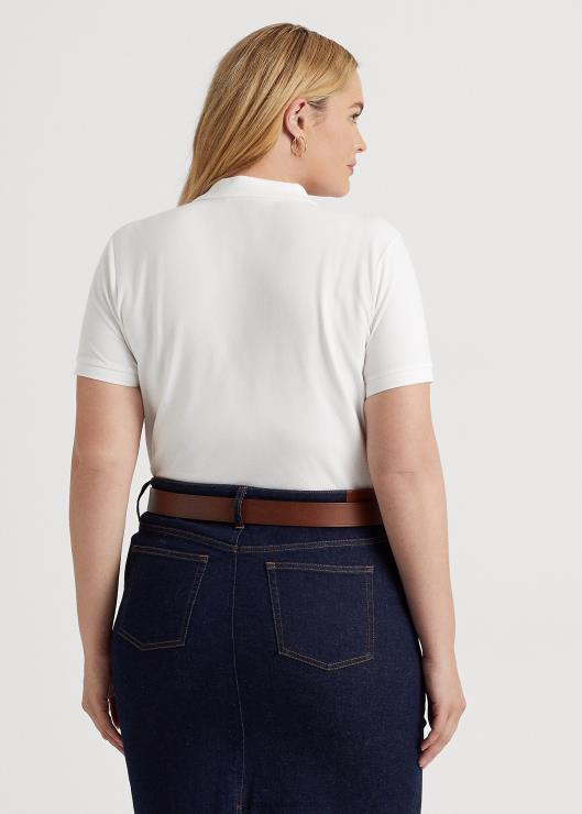 polo de piqué mujer blanco Ralph Lauren 2XR2V4714