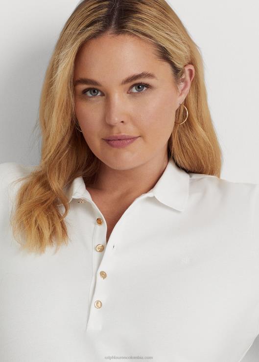 polo de piqué mujer blanco Ralph Lauren 2XR2V4714