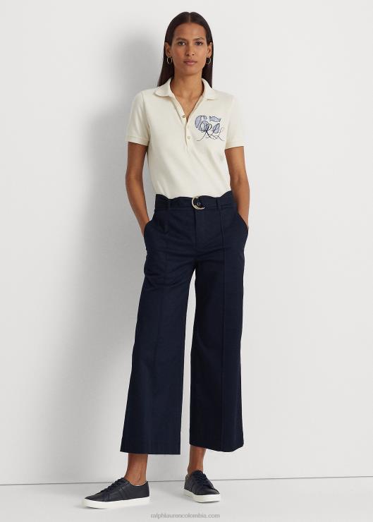 polo de piqué mujer crema de mascarpone Ralph Lauren 2XR2V4430