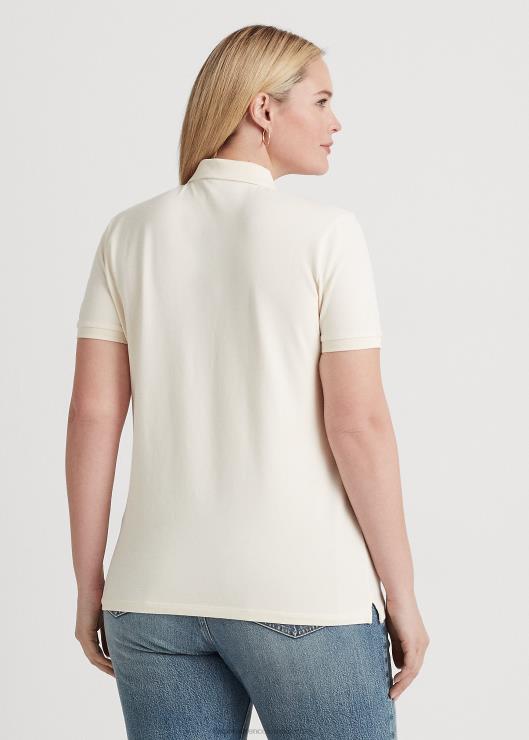 polo de piqué mujer crema de mascarpone Ralph Lauren 2XR2V4645