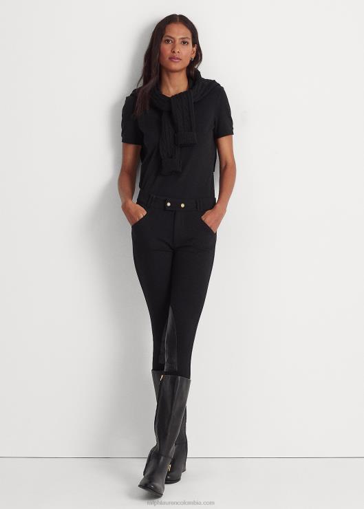 polo de piqué mujer negro Ralph Lauren 2XR2V4016
