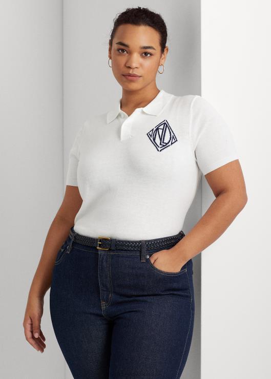 polo de punto mujer blanco Ralph Lauren 2XR2V4788