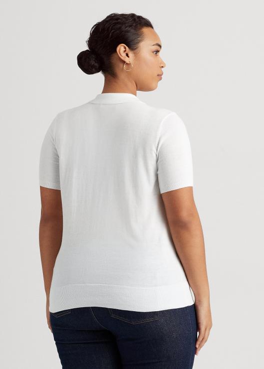 polo de punto mujer blanco Ralph Lauren 2XR2V4788
