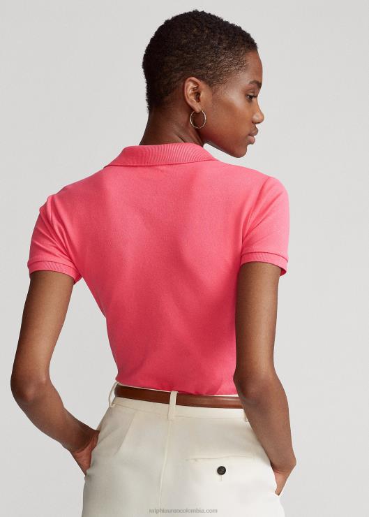 polo slim fit elástico mujer Rosa caliente Ralph Lauren 2XR2V3243