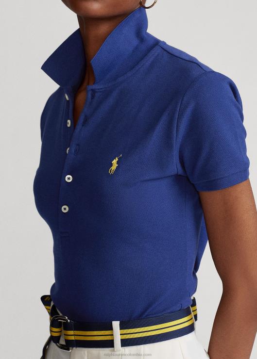polo slim fit elástico mujer caída real Ralph Lauren 2XR2V3266