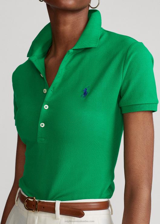 polo slim fit elástico mujer de billar Ralph Lauren 2XR2V3256
