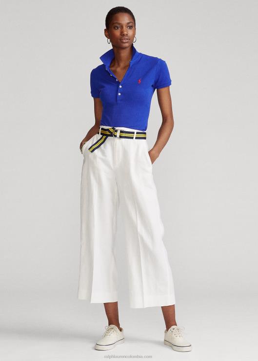 polo slim fit elástico mujer herencia real Ralph Lauren 2XR2V3267