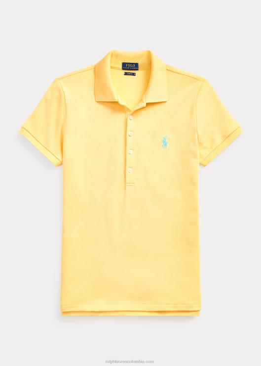 polo slim fit elástico mujer maíz amarillo Ralph Lauren 2XR2V3252