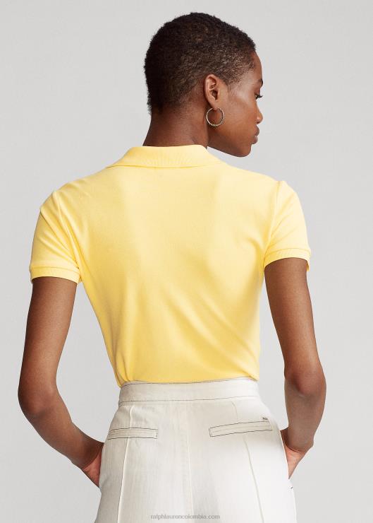 polo slim fit elástico mujer maíz amarillo Ralph Lauren 2XR2V3252