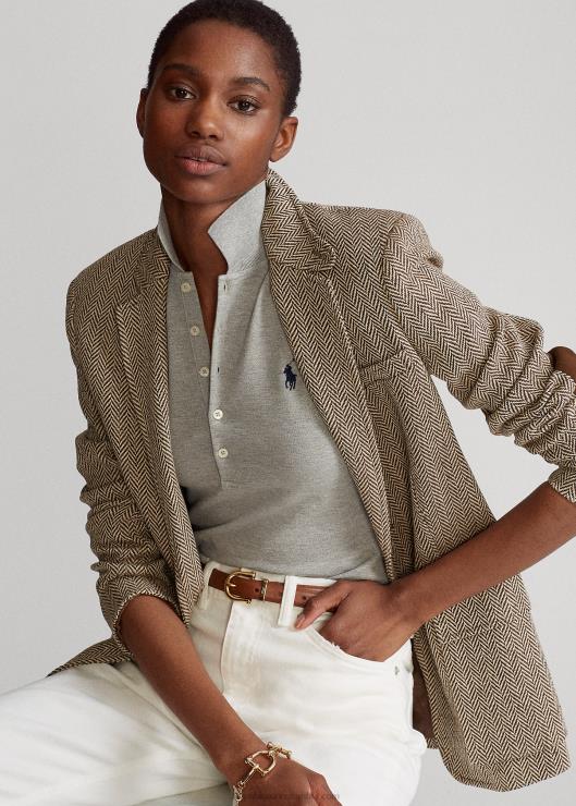 polo slim fit elástico mujer y sobre brezo Ralph Lauren 2XR2V3245