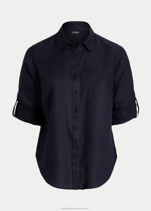 camisa con mangas enrolladas mujerRalph Lauren 2XR2V4643