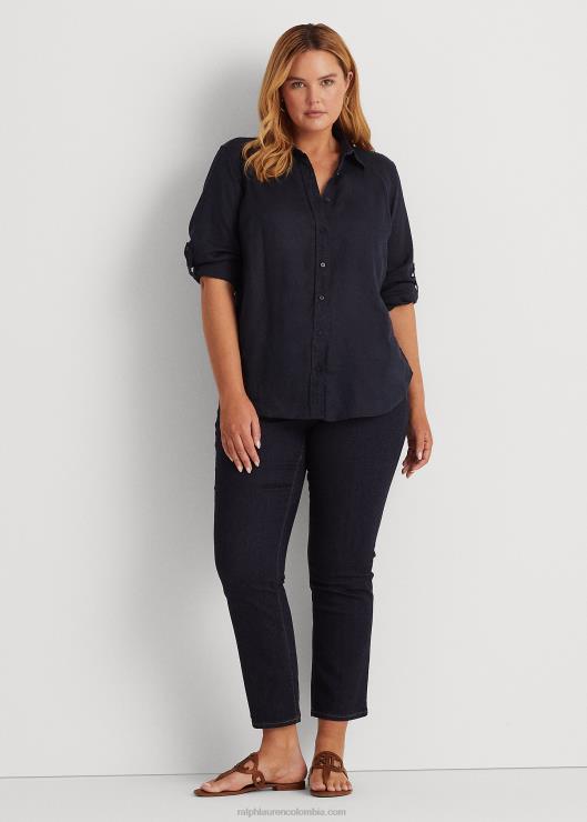 camisa con mangas enrolladas mujerRalph Lauren 2XR2V4643