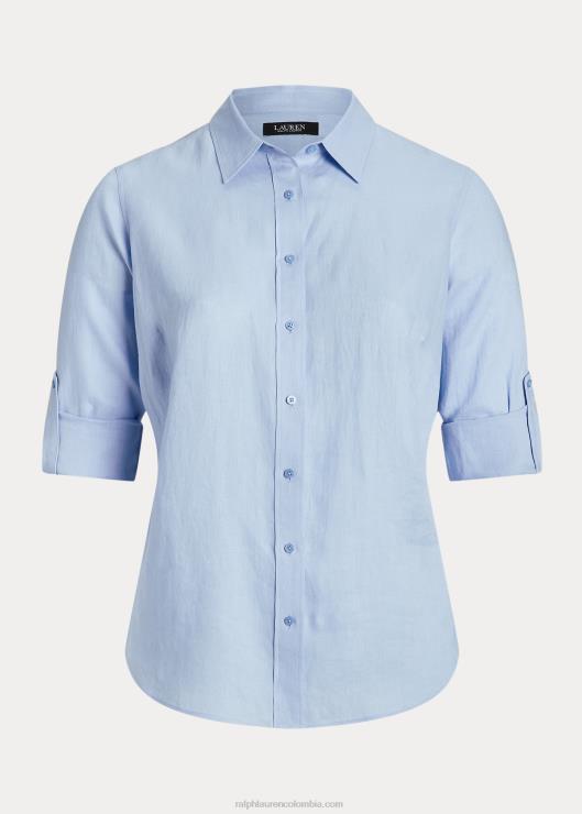 camisa con mangas enrolladas mujerRalph Lauren 2XR2V4644