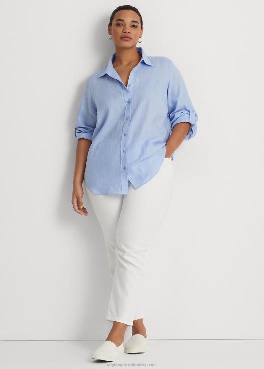 camisa con mangas enrolladas mujerRalph Lauren 2XR2V4644
