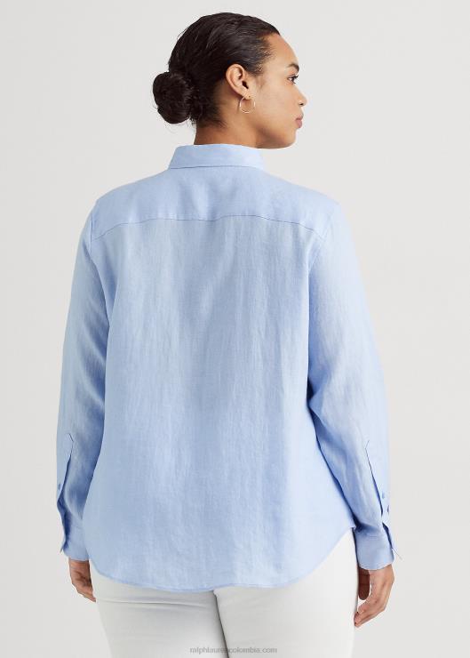 camisa con mangas enrolladas mujerRalph Lauren 2XR2V4644