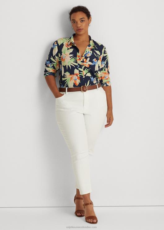 camisa de crepé floral mujerRalph Lauren 2XR2V4795