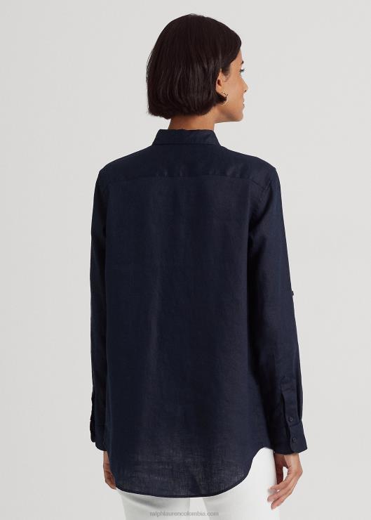 camisa de lino mujer Armada Ralph Lauren 2XR2V4174