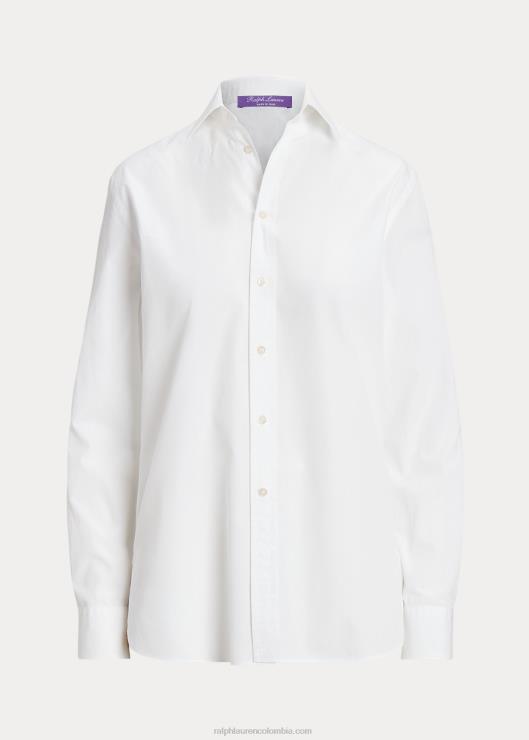 camisa de novio adrien mujer blanco Ralph Lauren 2XR2V9133