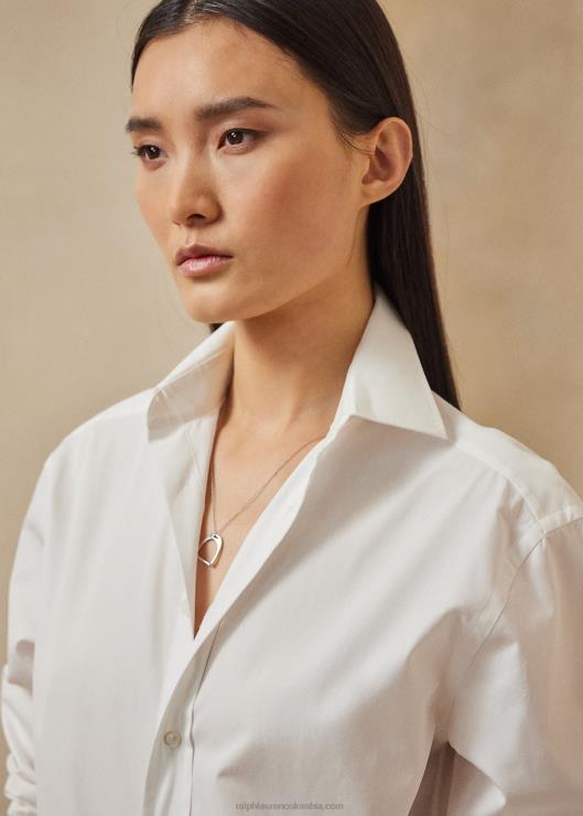 camisa de novio adrien mujer blanco Ralph Lauren 2XR2V9133