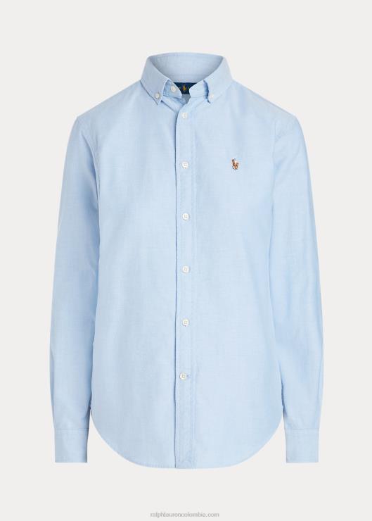 camisa oxford de corte clásico mujer jacinto azul Ralph Lauren 2XR2V3348