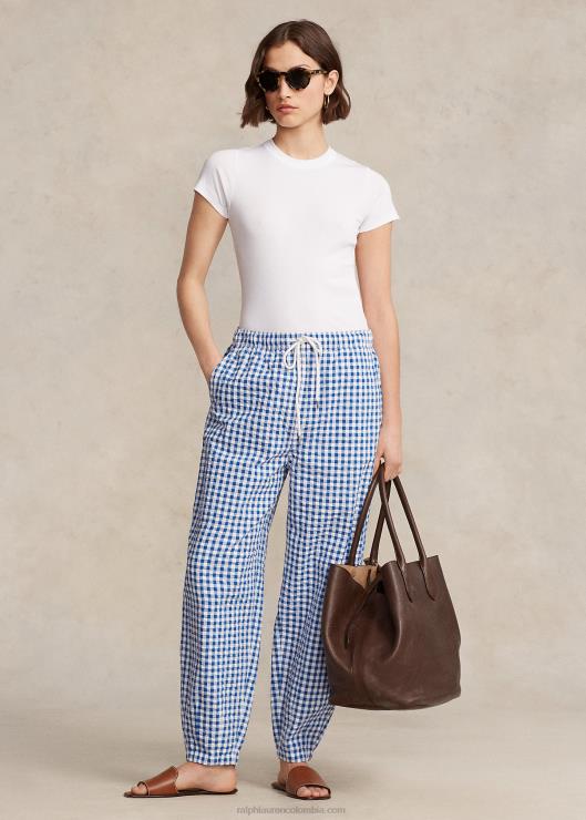 camiseta de canalé de algodón mujer blanco Ralph Lauren 2XR2V2873