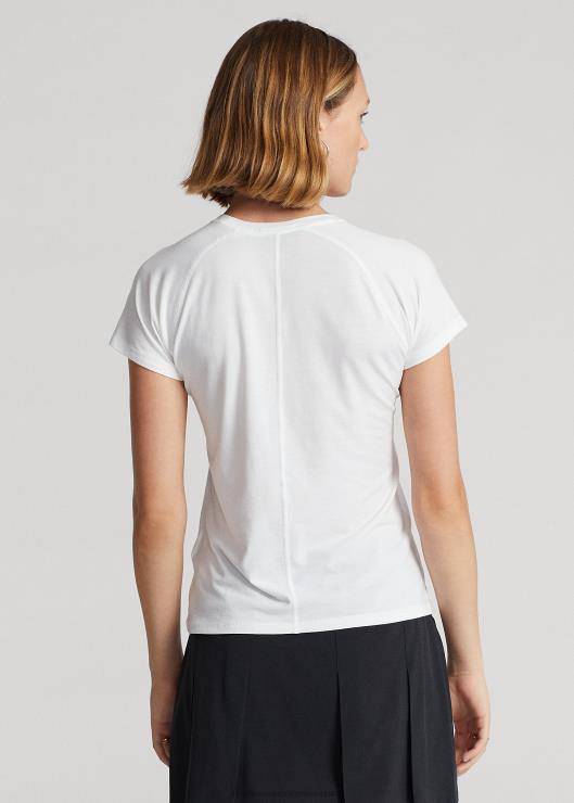 camiseta de manga corta mujer Ceramica Blanca Ralph Lauren 2XR2V9384