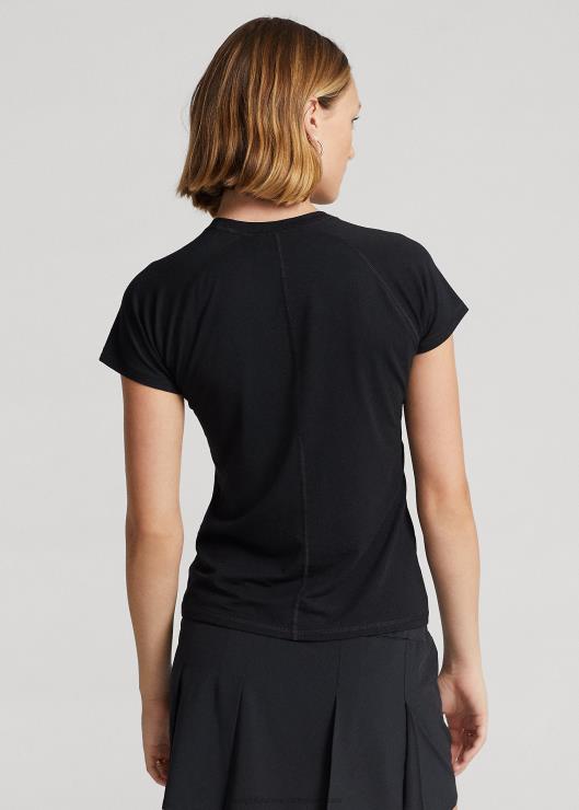 camiseta de manga corta mujer negro Ralph Lauren 2XR2V9386