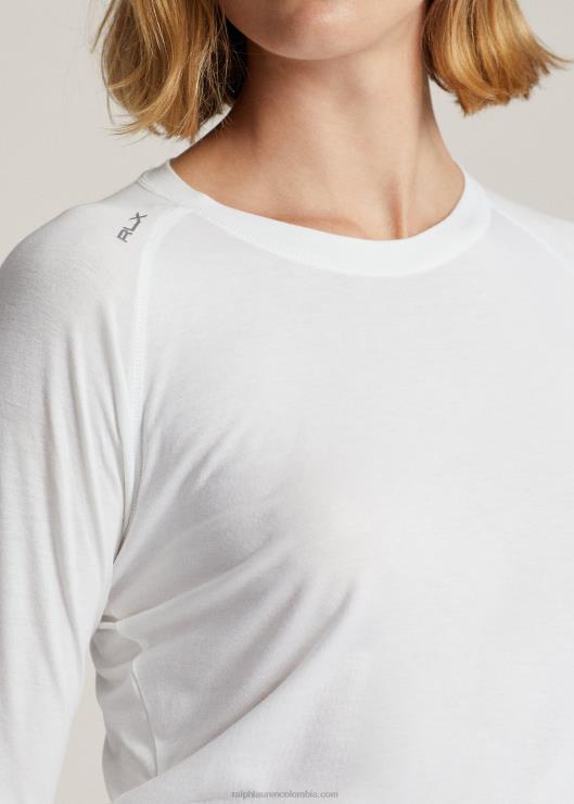 camiseta de manga larga mujer Ceramica Blanca Ralph Lauren 2XR2V3714