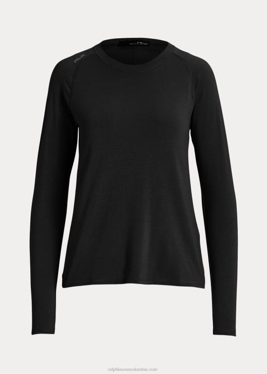 camiseta de manga larga mujer negro Ralph Lauren 2XR2V3716