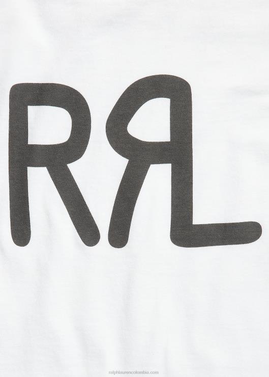 playera de jersey de algodón con logo mujer blanco Ralph Lauren 2XR2V3679