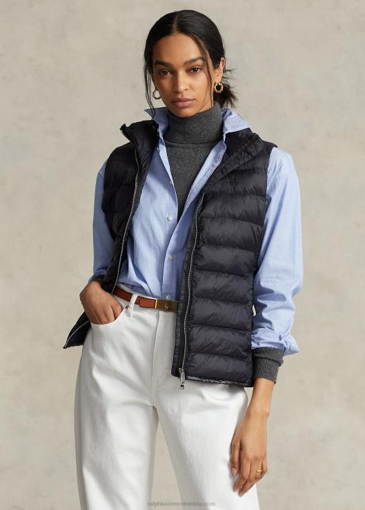 chaleco acolchado plegable mujer negro Ralph Lauren 2XR2V3283